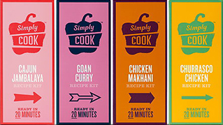 通過B＆B充滿活力的新品牌表達(dá)，Simply Cook在零售